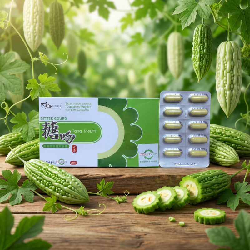 糖吻苦瓜胜太複方膠囊 60粒