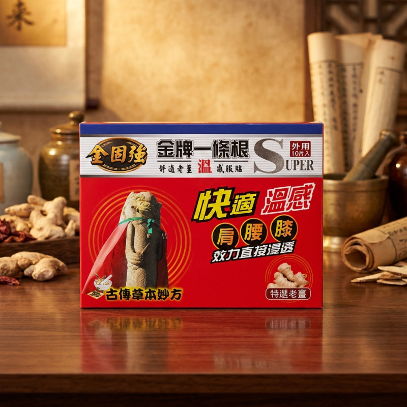 金固強(溫感)金牌貼布10片入